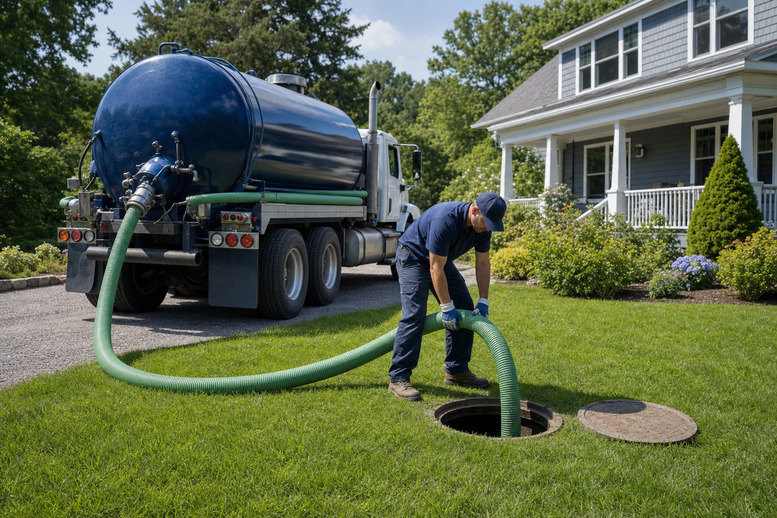 Septic service options for pumping cleaning repair inspection drain fields and emergency septic help