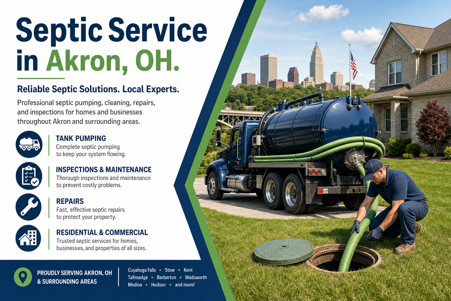 Septic Service in Akron OH from Septic Service Co.