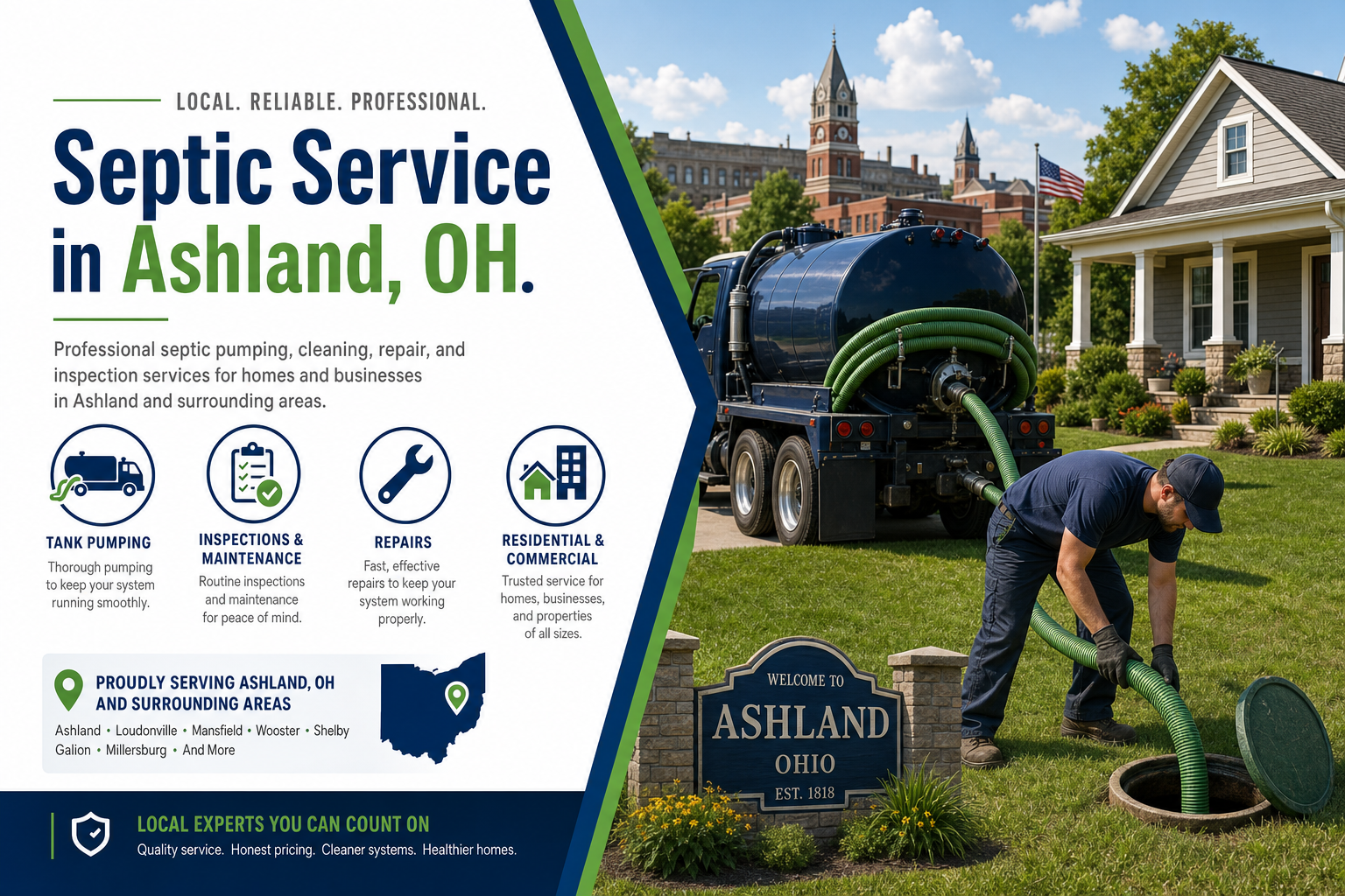 Septic Service in Ashland OH from Septic Service Co.