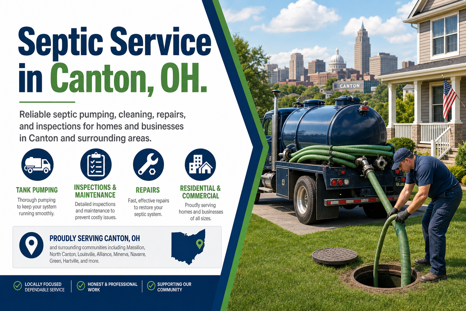Septic Service in Canton OH from Septic Service Co.