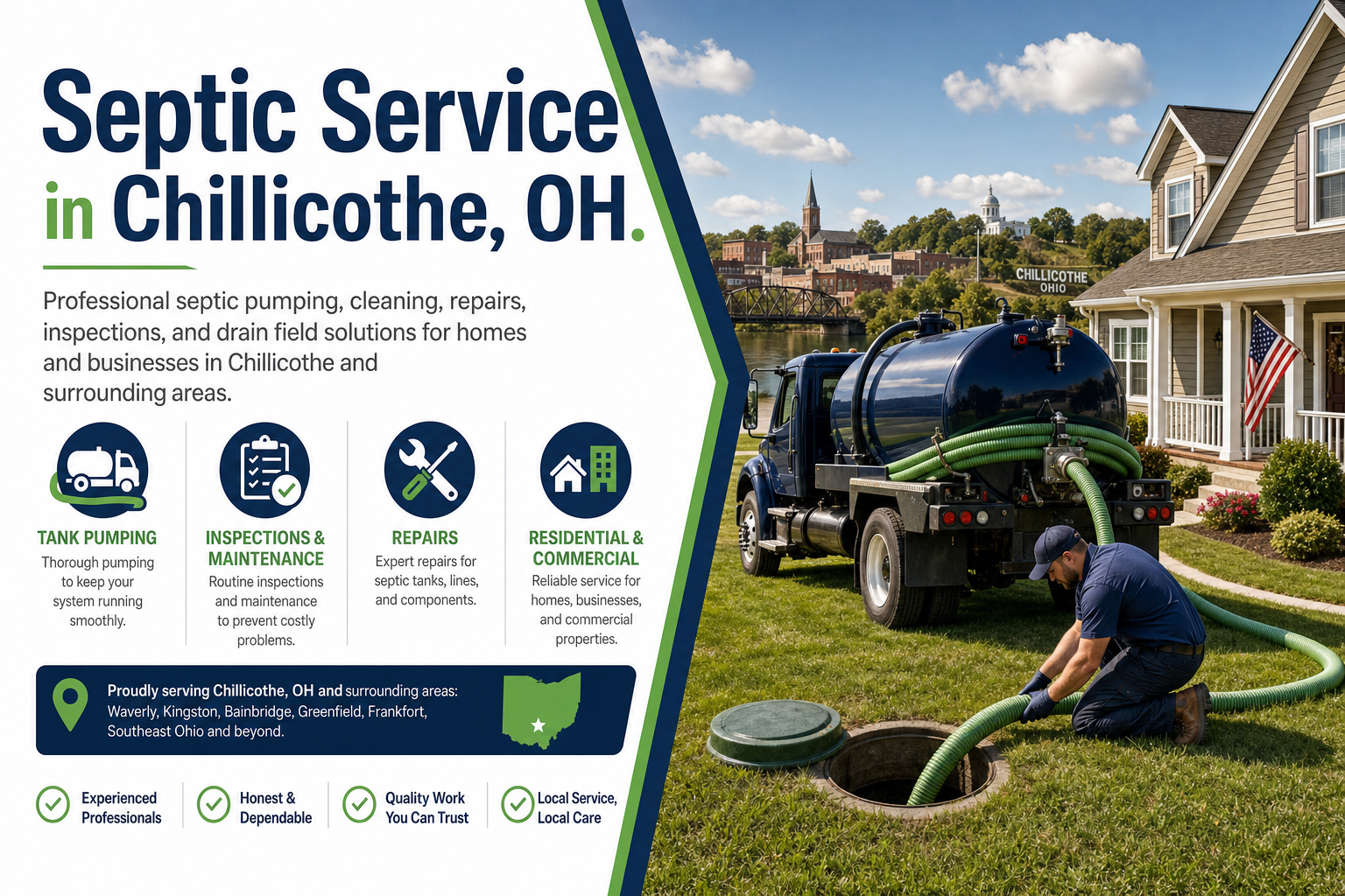 Septic Service in Chillicothe OH from Septic Service Co.