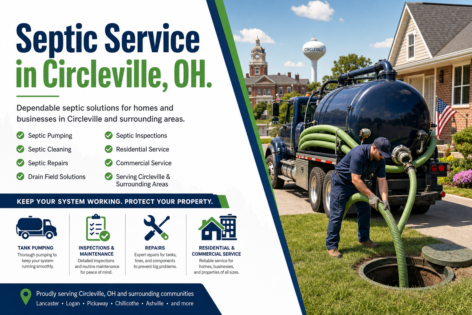 Septic Service in Circleville OH from Septic Service Co.