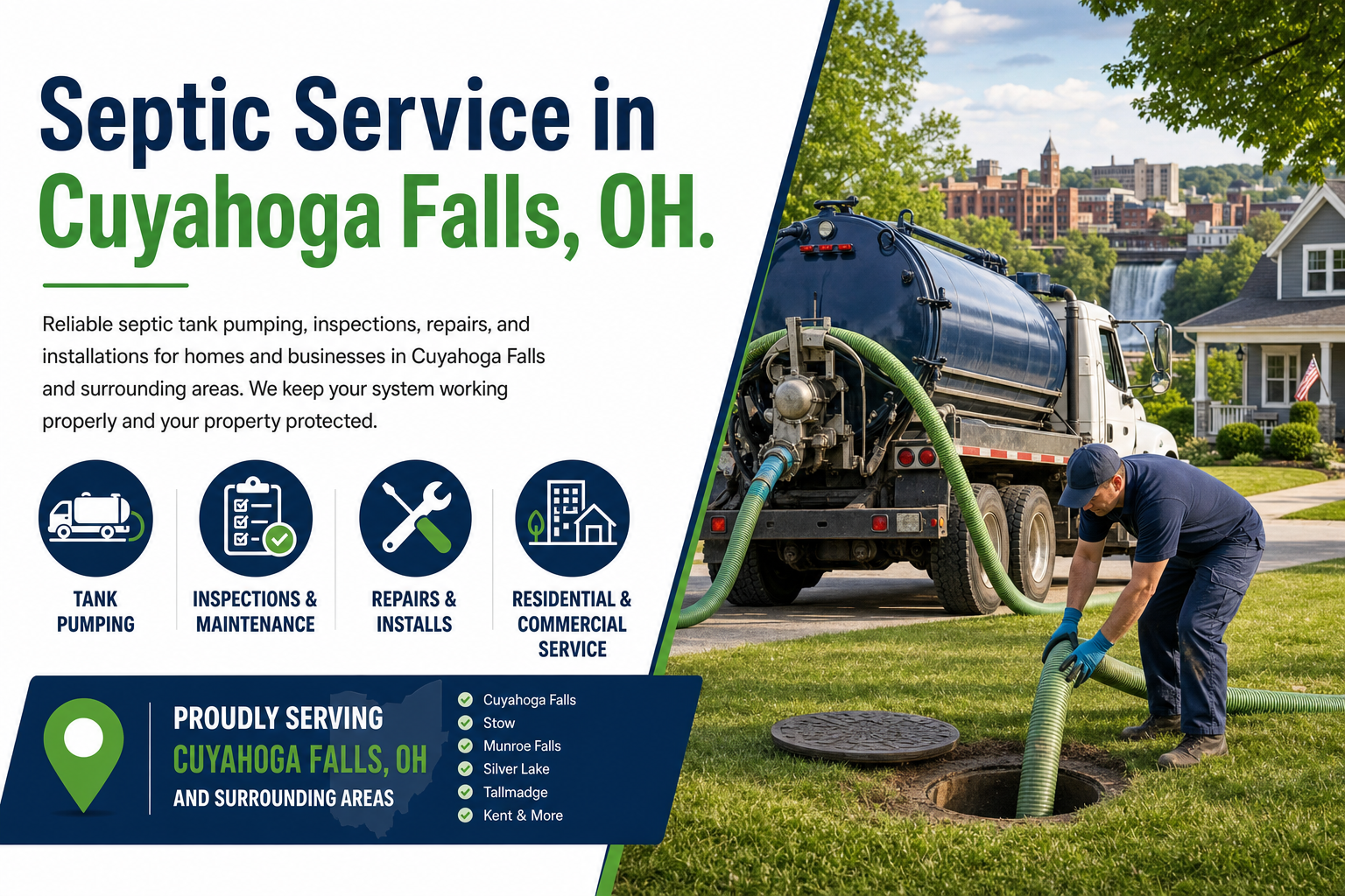 Septic Service in Cuyahoga Falls OH from Septic Service Co.