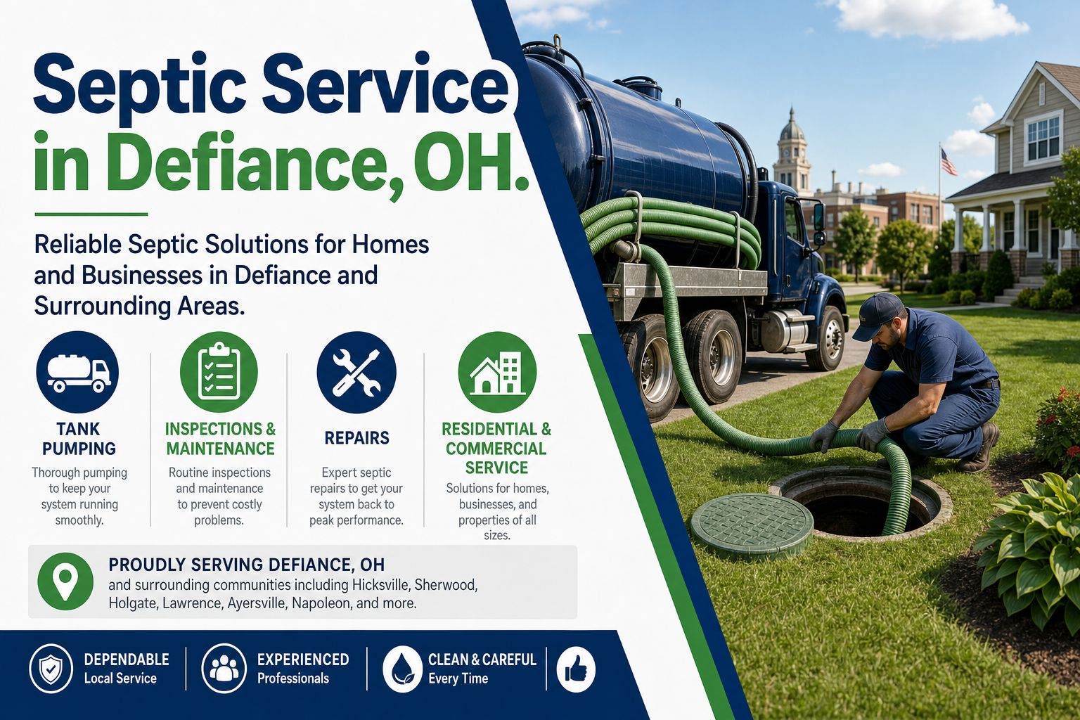 Septic Service in Defiance OH from Septic Service Co.