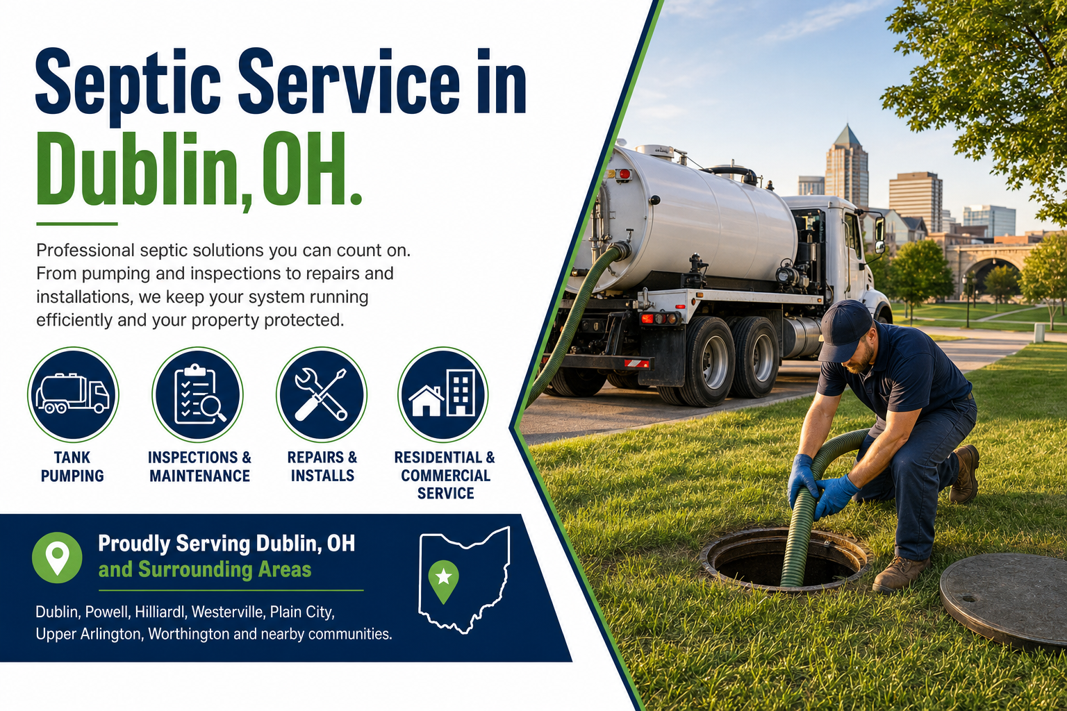 Septic Service in Dublin OH from Septic Service Co.
