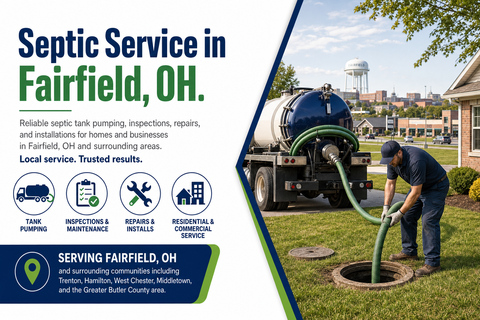 Septic Service in Fairfield OH from Septic Service Co.