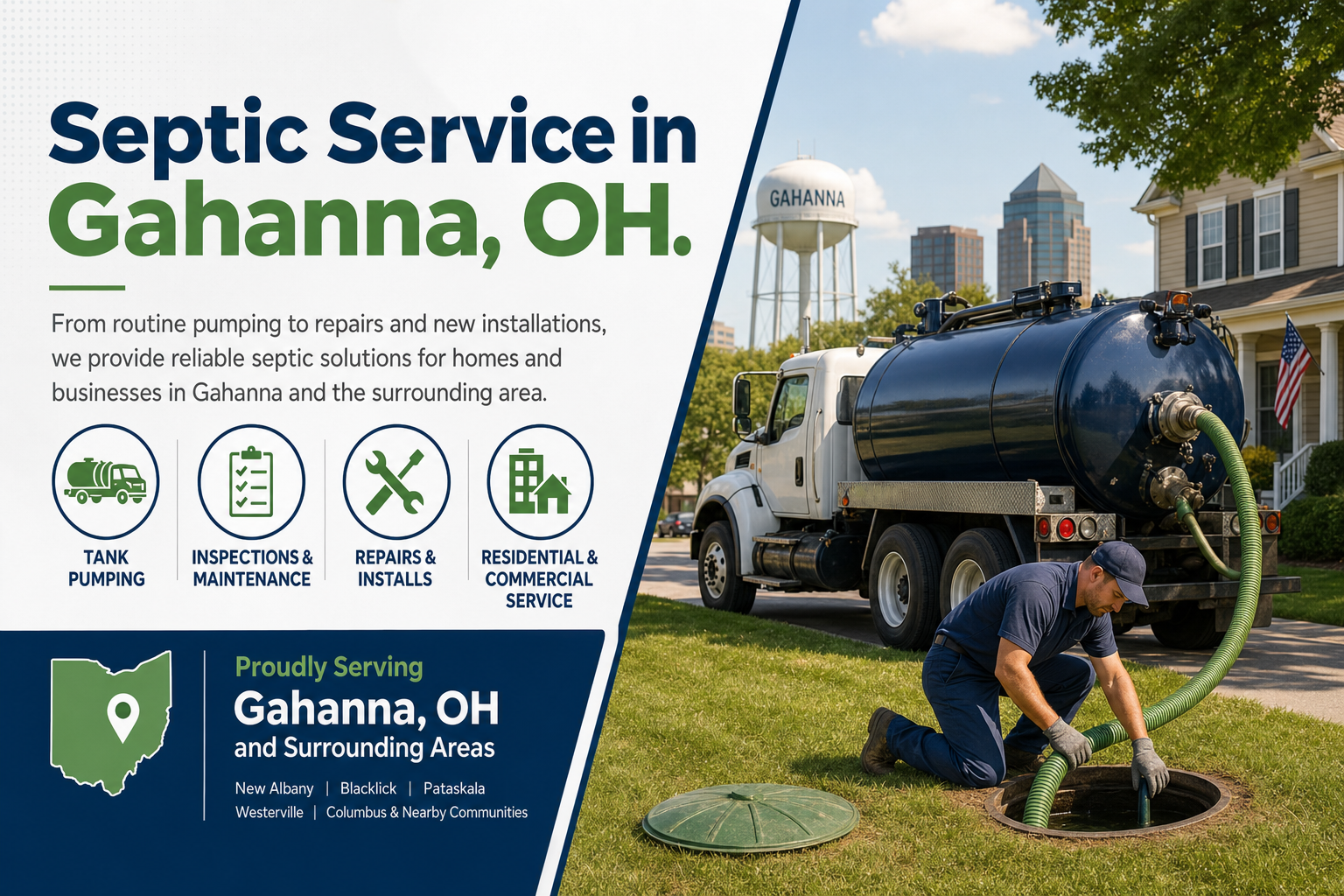 Septic Service in Gahanna OH from Septic Service Co.