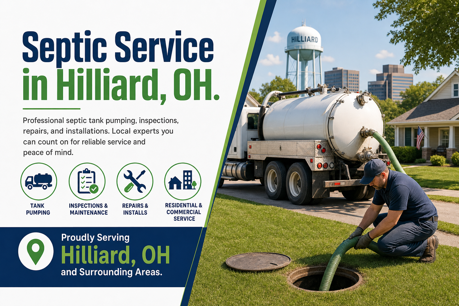 Septic Service in Hilliard OH from Septic Service Co.