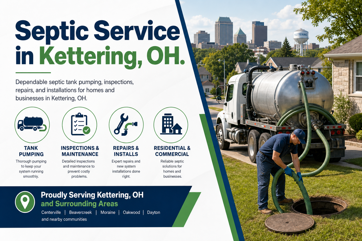 Septic Service in Kettering OH from Septic Service Co.