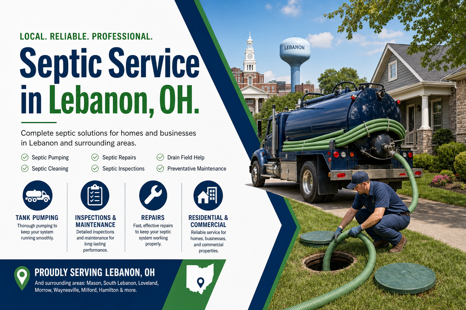 Septic Service in Lebanon OH from Septic Service Co.