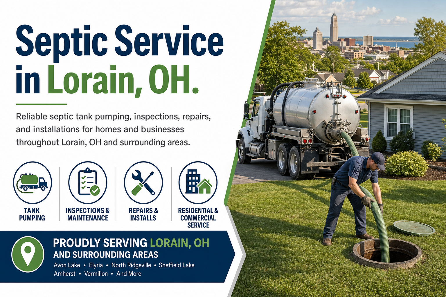 Septic Service in Lorain OH from Septic Service Co.