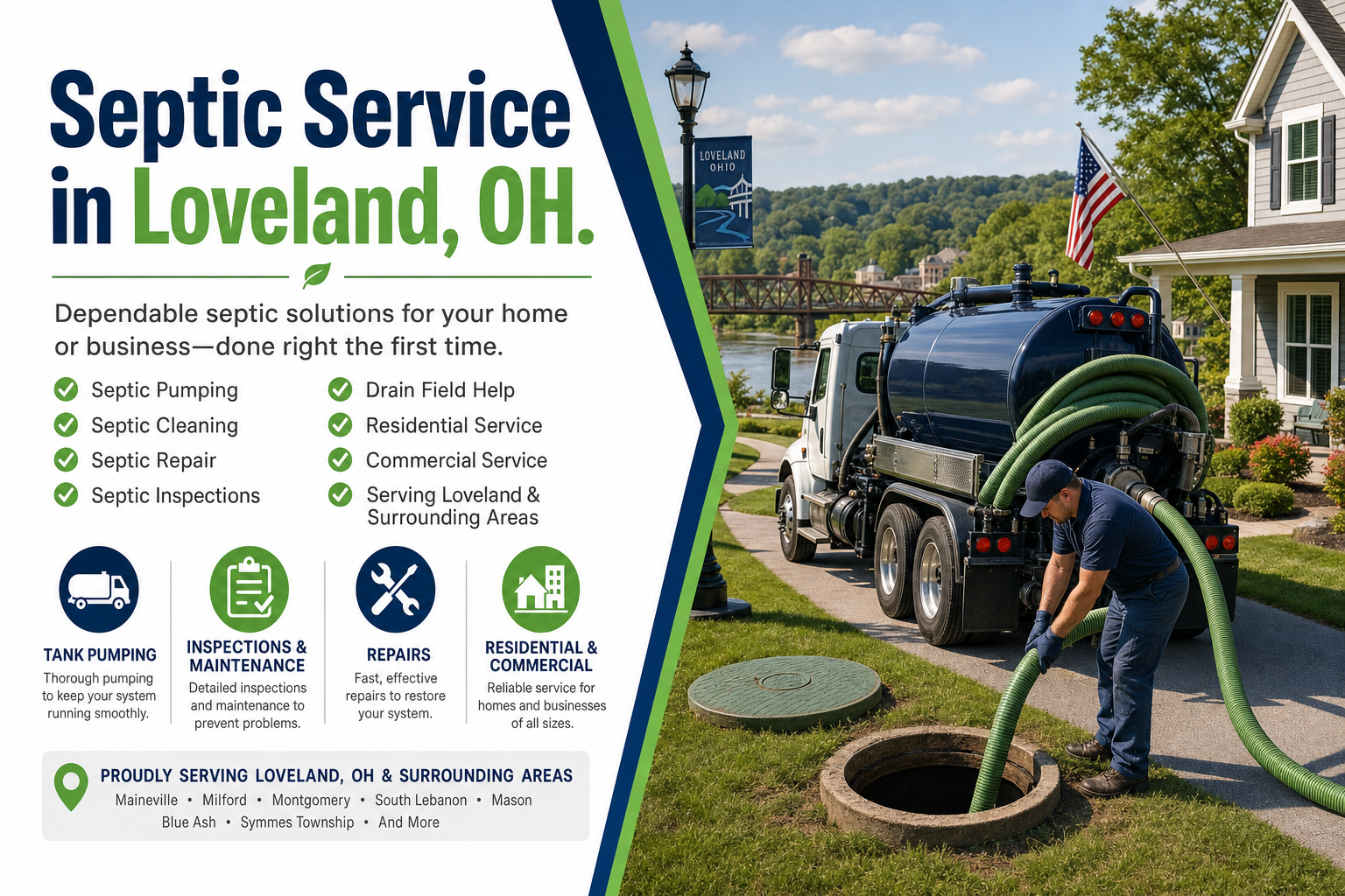 Septic Service in Loveland OH from Septic Service Co.