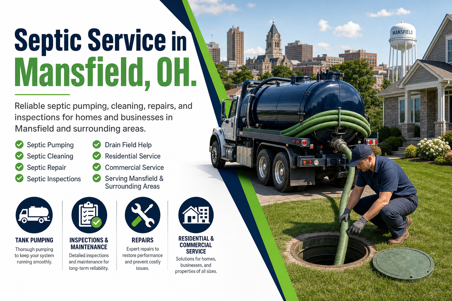 Septic Service in Mansfield OH from Septic Service Co.