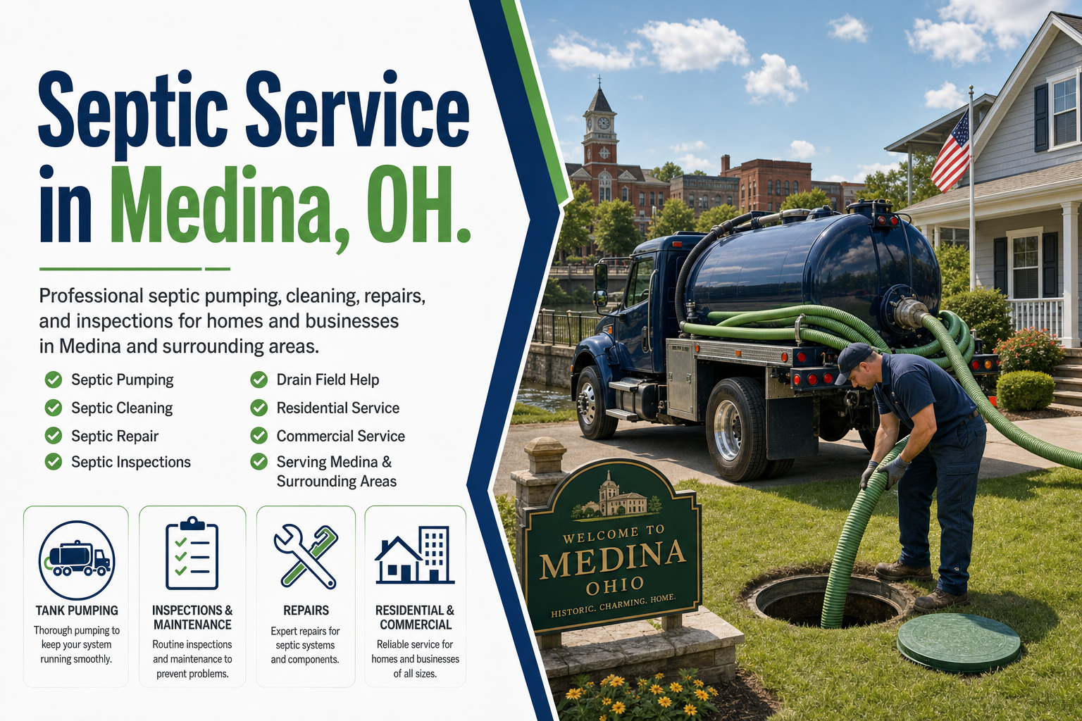 Septic Service in Medina OH from Septic Service Co.