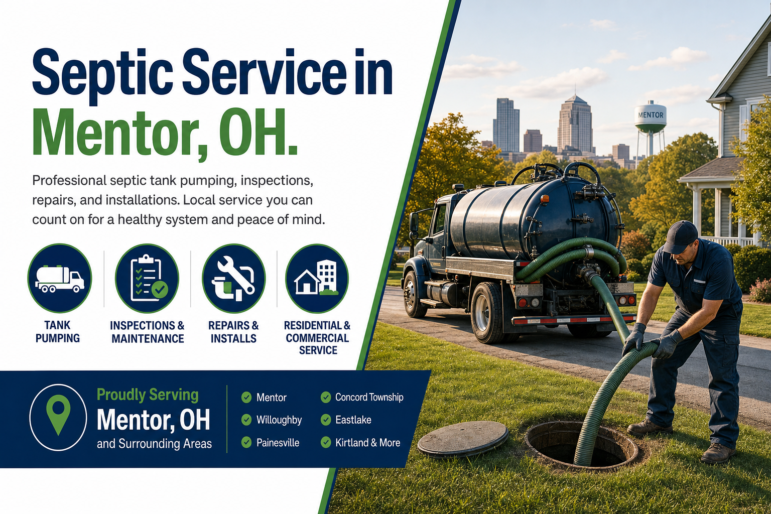 Septic Service in Mentor OH from Septic Service Co.