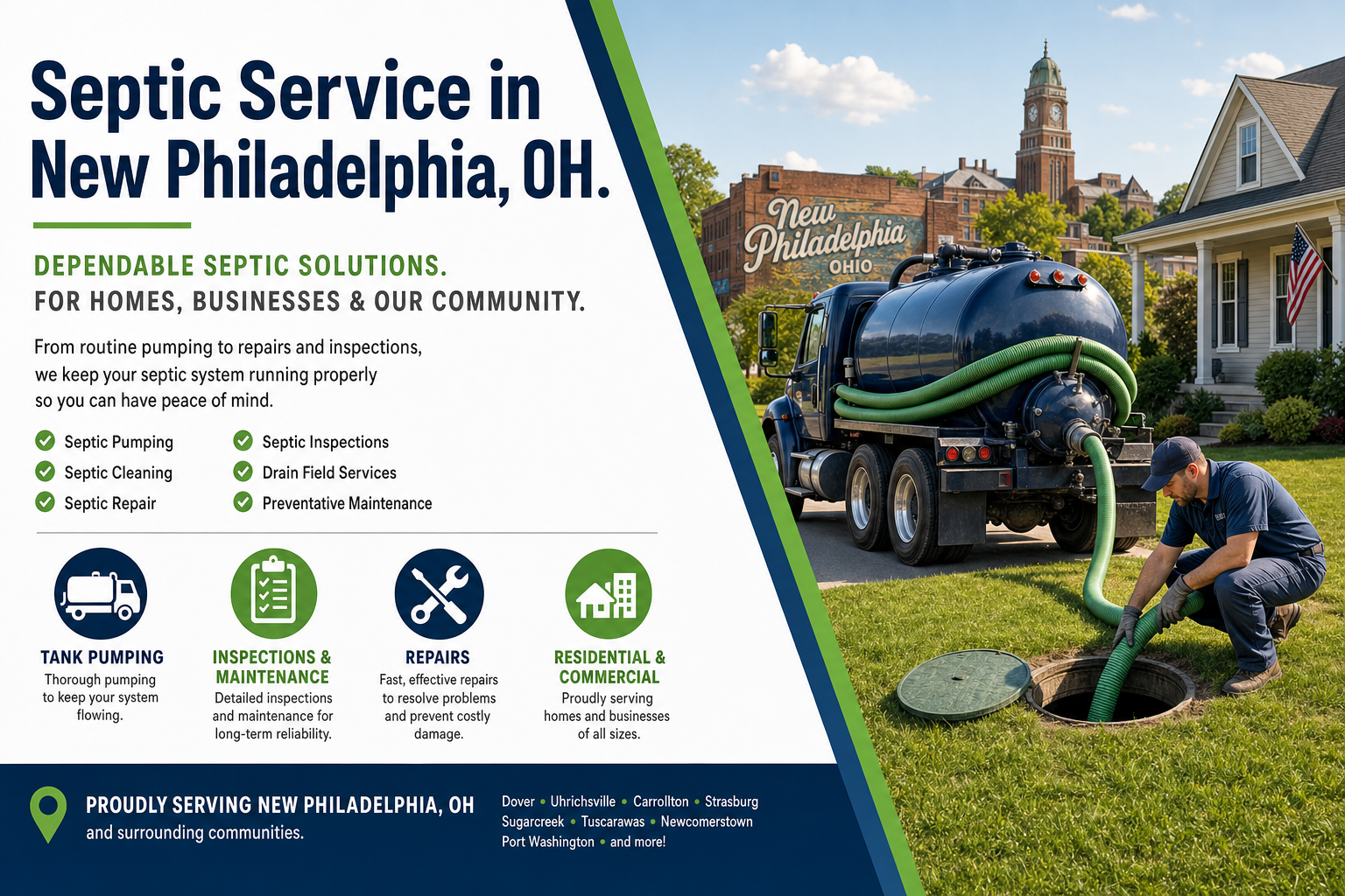 Septic Service in New Philadelphia OH from Septic Service Co.