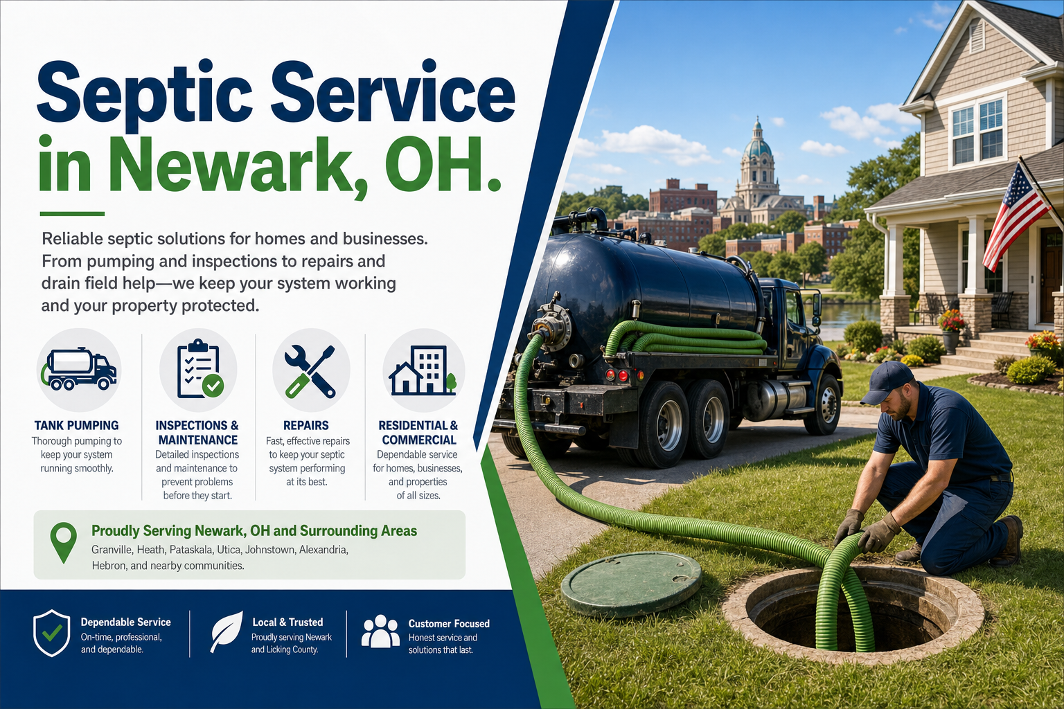 Septic Service in Newark OH from Septic Service Co.