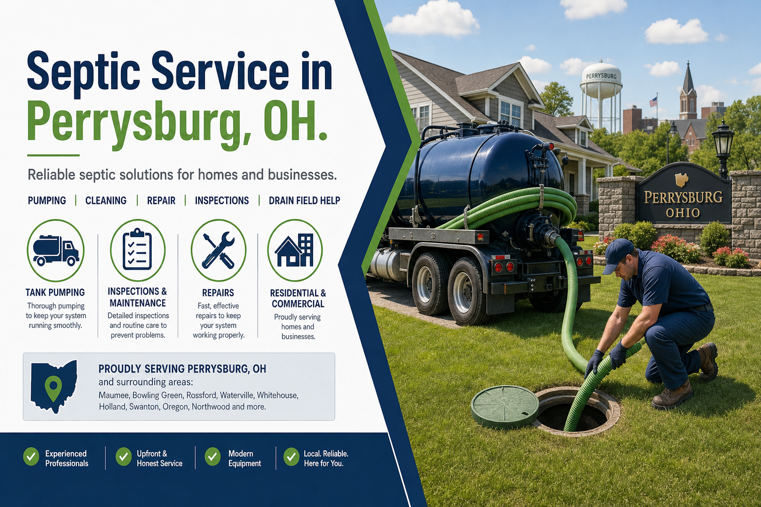 Septic Service in Perrysburg OH from Septic Service Co.