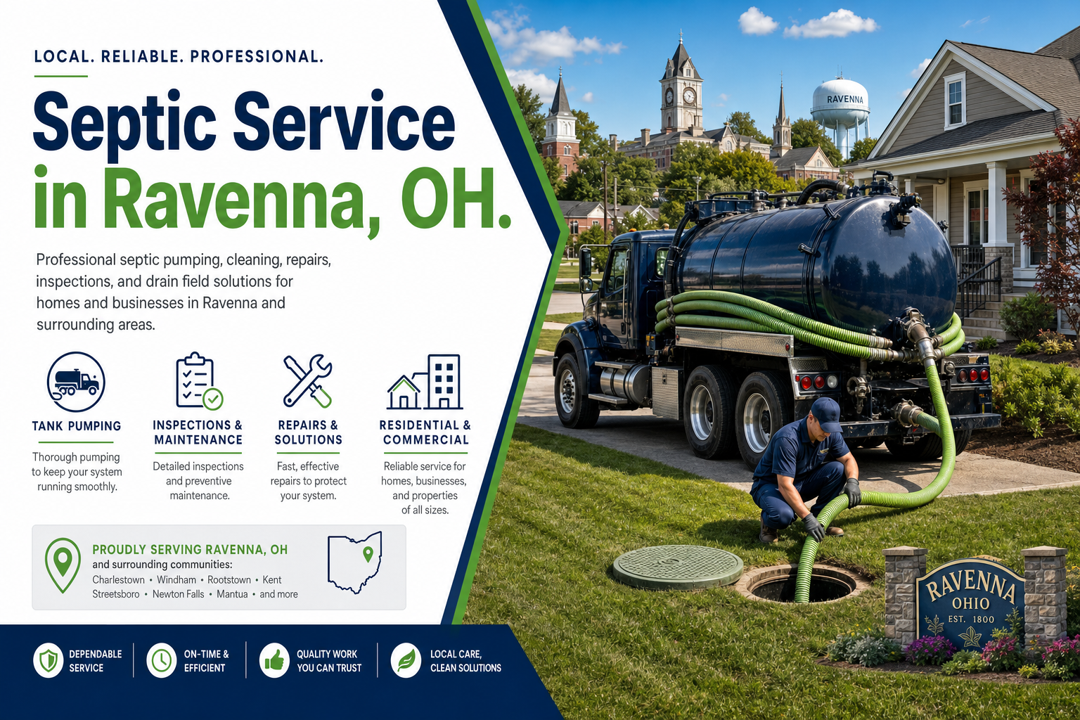 Septic Service in Ravenna OH from Septic Service Co.