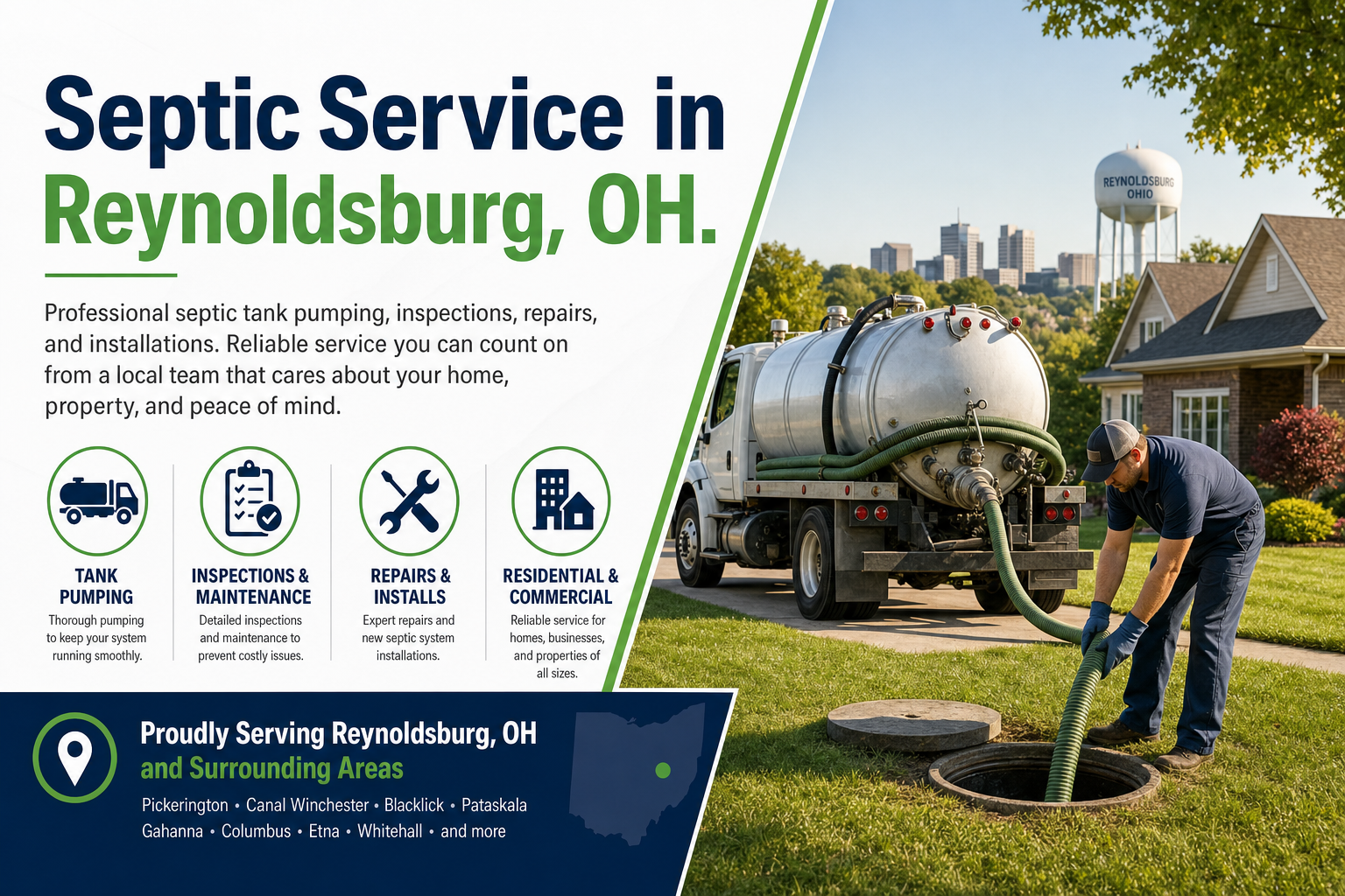 Septic Service in Reynoldsburg OH from Septic Service Co.