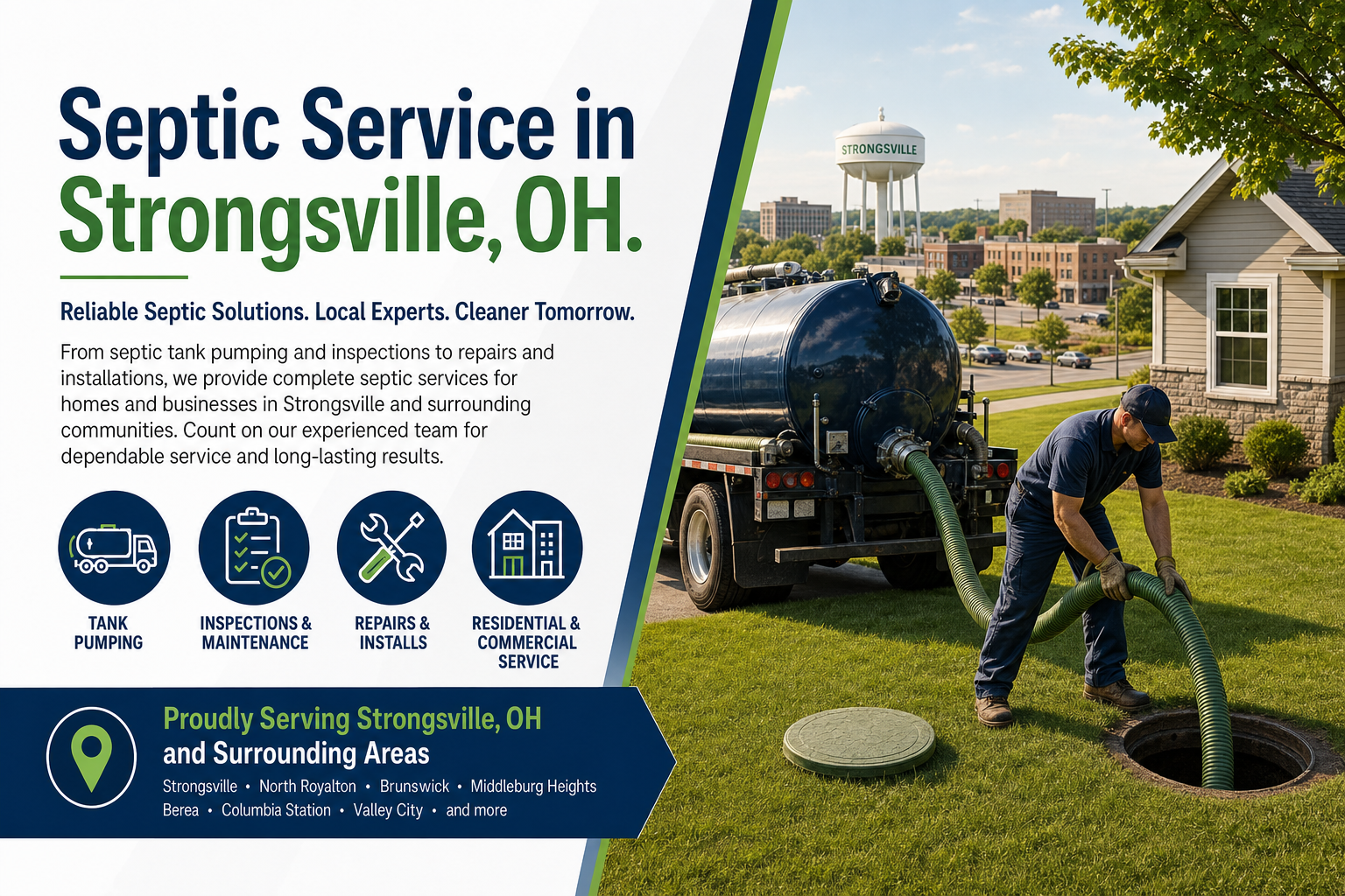 Septic Service in Strongsville OH from Septic Service Co.