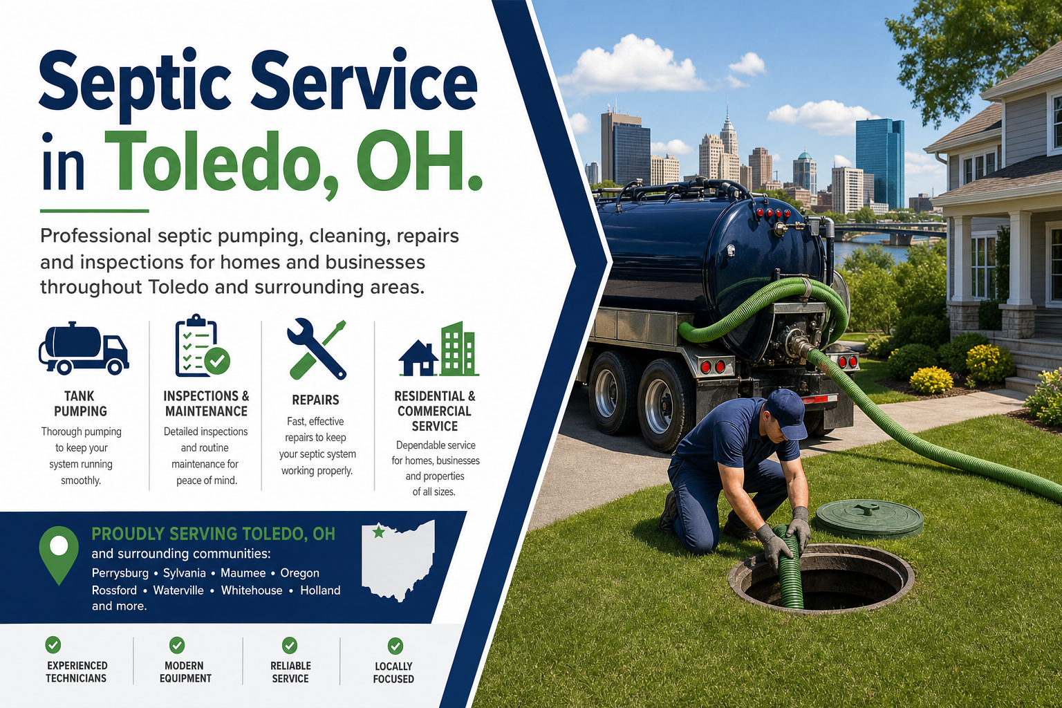 Septic Service in Toledo OH from Septic Service Co.