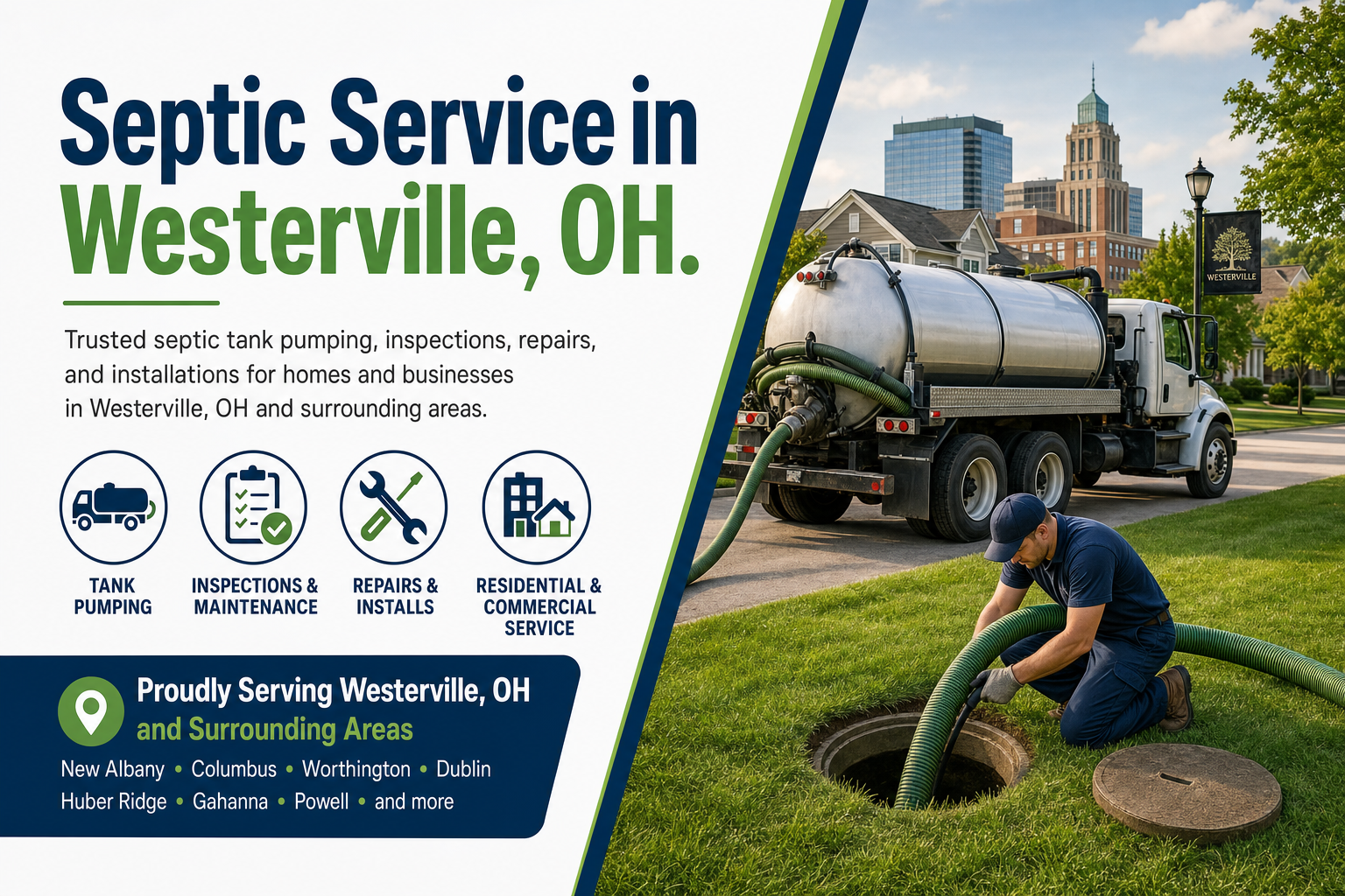 Septic Service in Westerville OH from Septic Service Co.