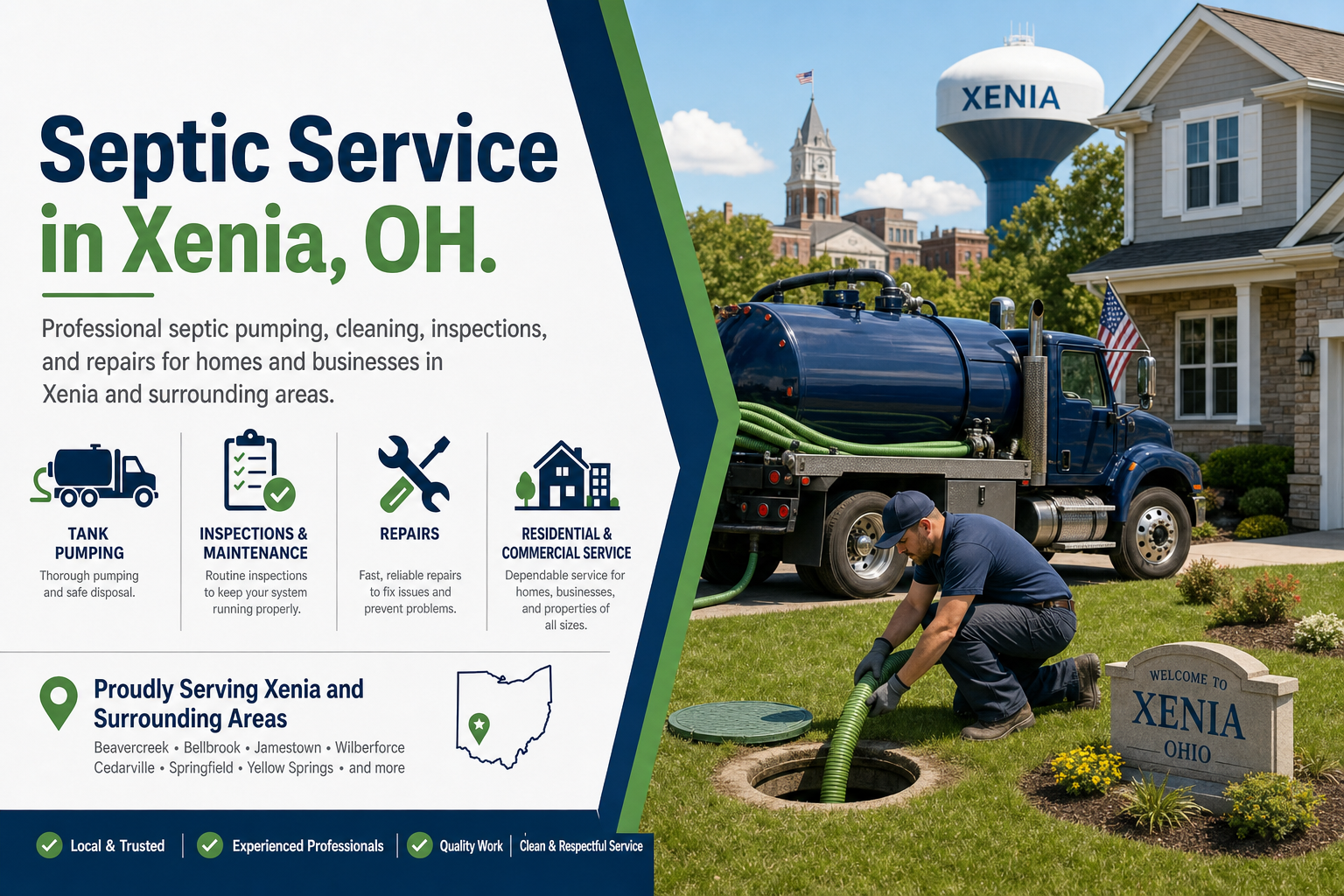 Septic Service in Xenia OH from Septic Service Co.