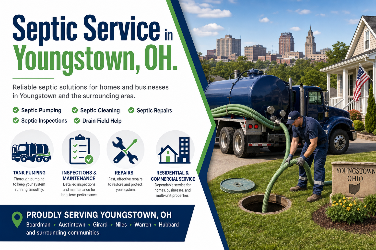 Septic Service in Youngstown OH from Septic Service Co.