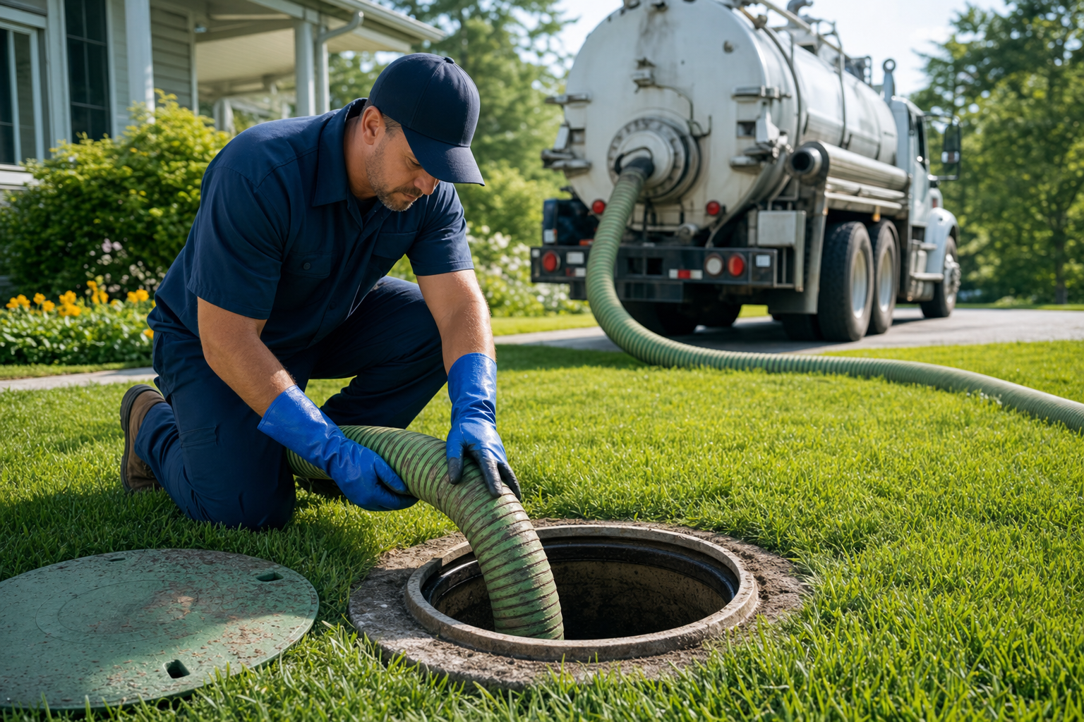 Local septic tank cleaning information and service options