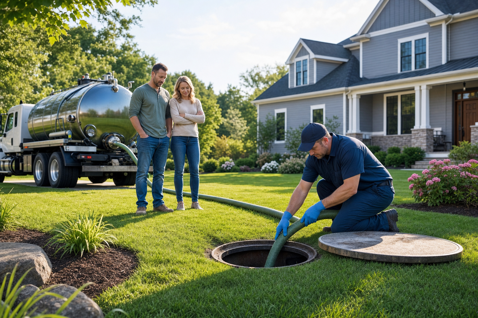 Septic Tank Pumping service help from Septic Service Co.