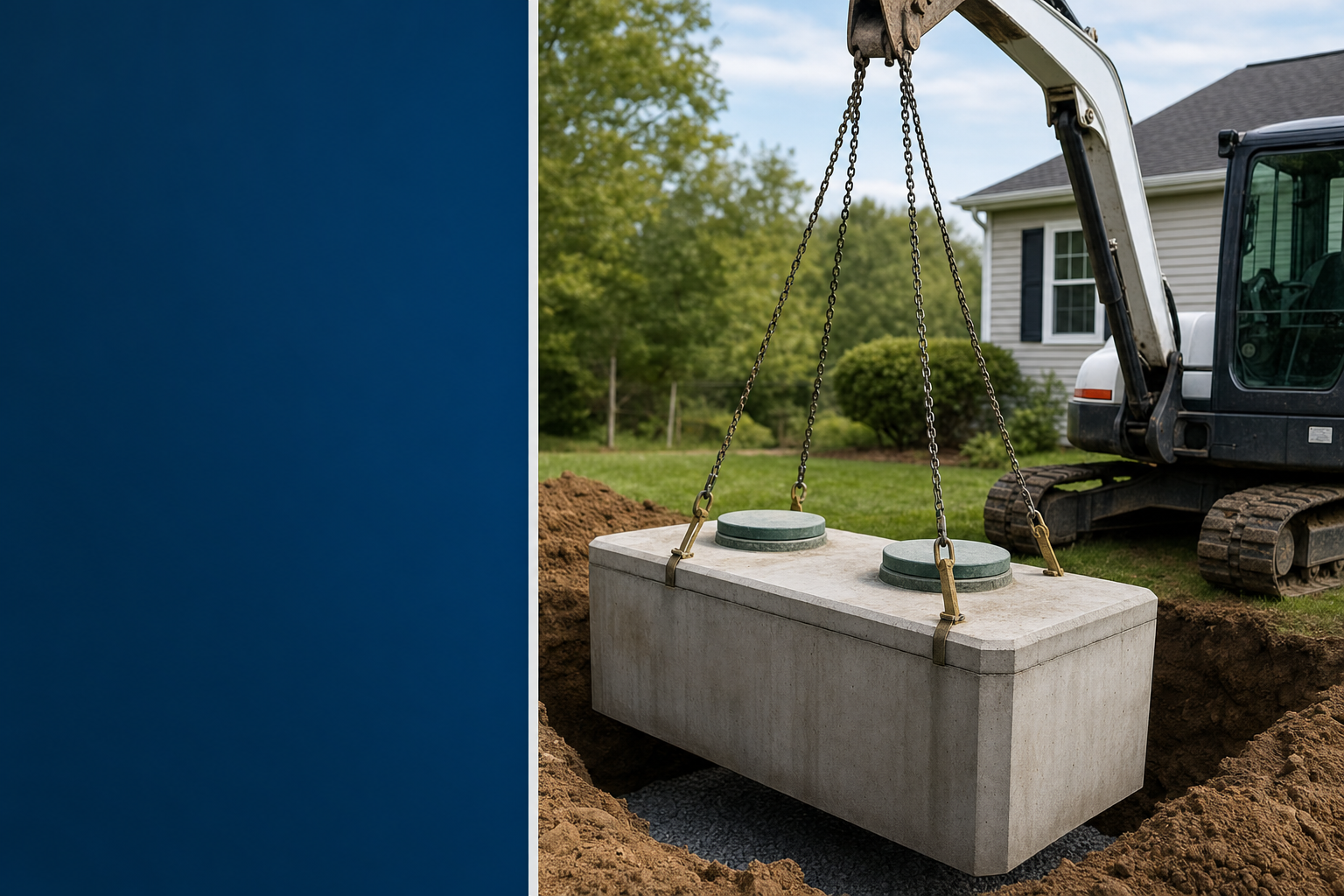 Septic Tank Replacement referral service call support